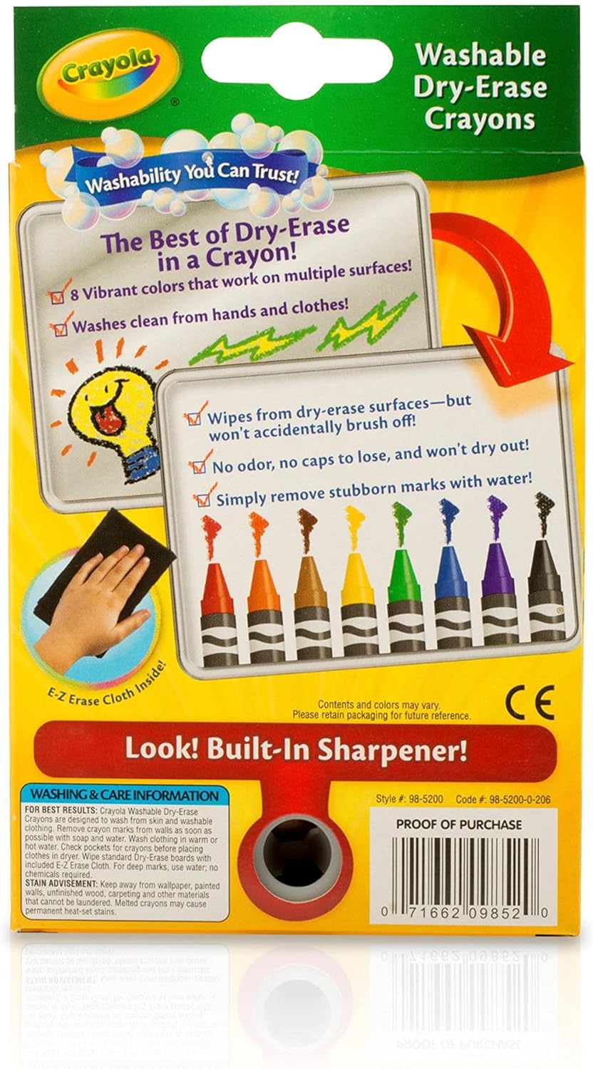 Crayola Dry Erase Crayons 8ct