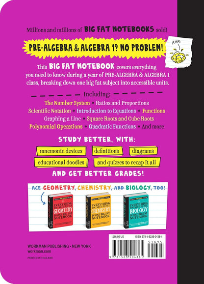Everything You Need: Pre-Algebra & Algebra 1