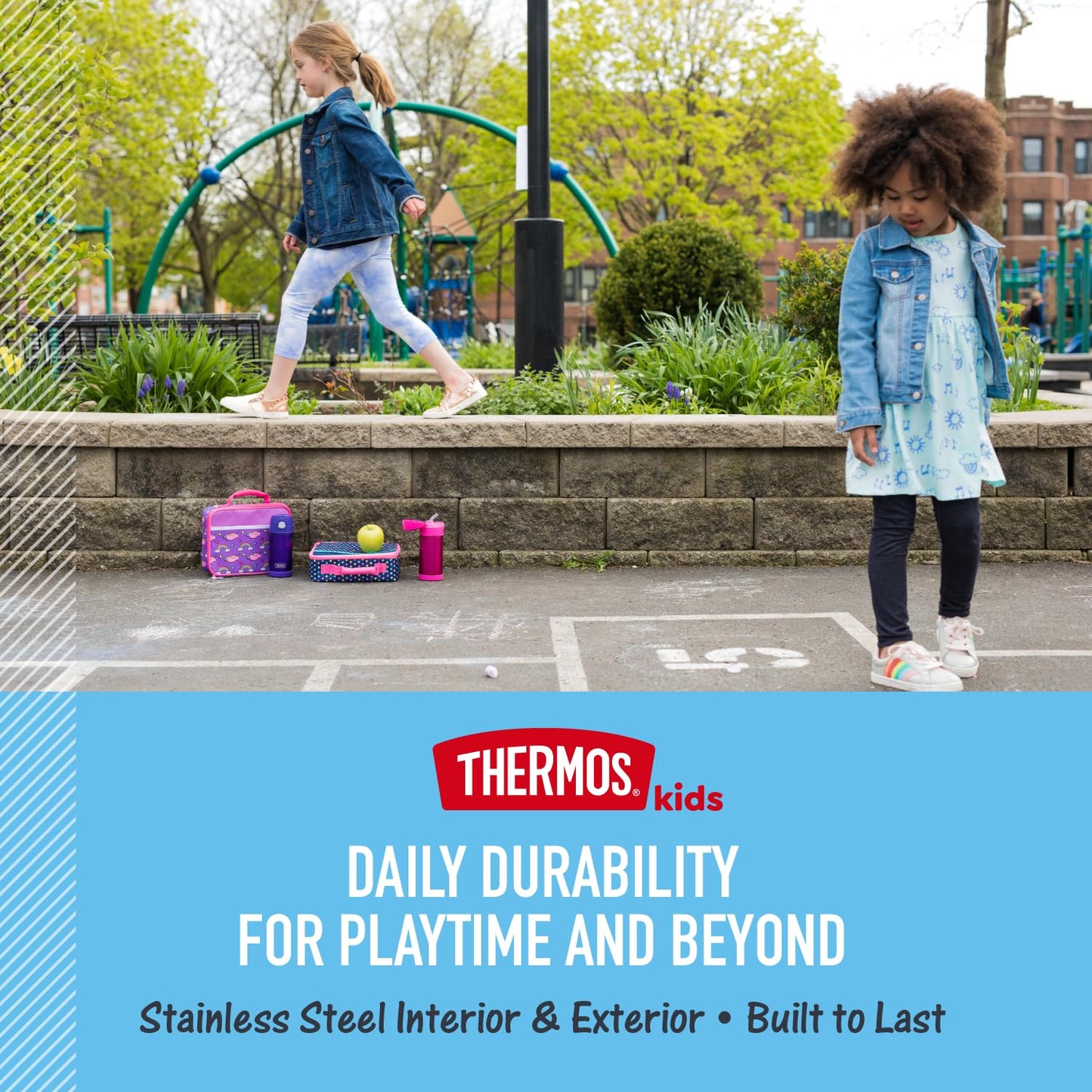 THERMOS FUNTAINER Water Bottle with Straw