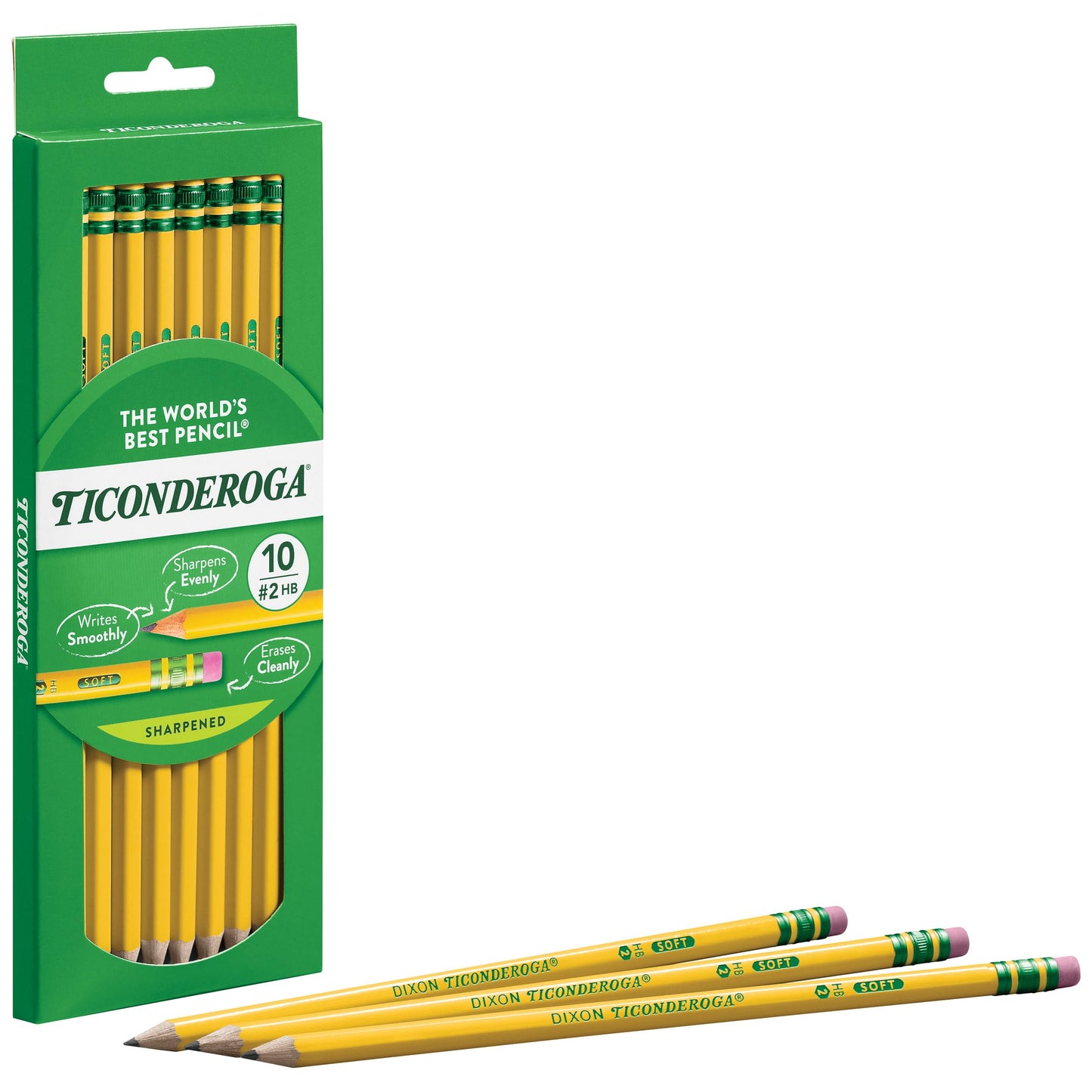 Ticonderoga Pre-Sharpened Pencils 10-Pack