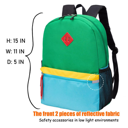 HawLander Kids Backpack Pink 15"