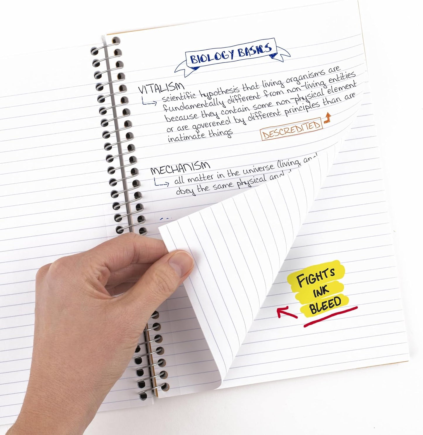 Five Star 2-Subject Notebook – Tidewater Blue