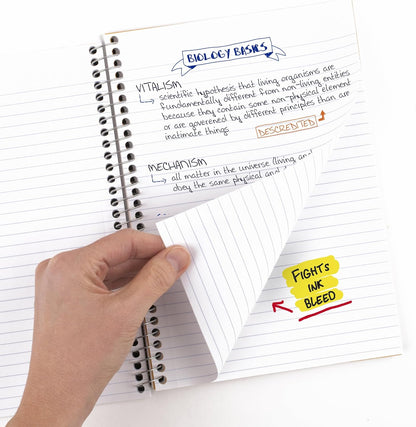 Five Star 2-Subject Notebook – Tidewater Blue