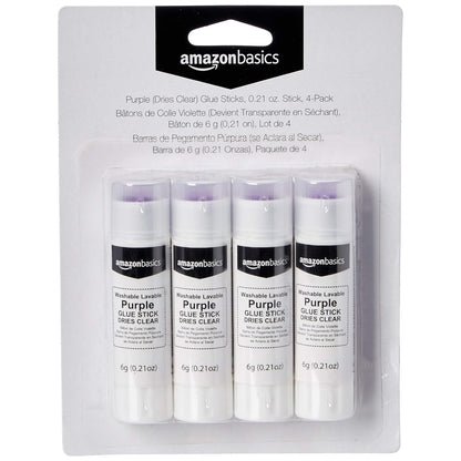 Purple Glue Sticks 4-Pack