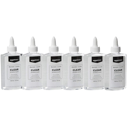 Amazon Basics School Glue 6-Pack