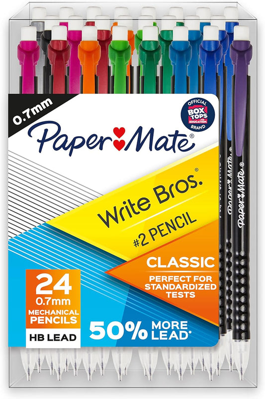 Paper Mate 0.7mm Mechanical Pencils, 24-Pack