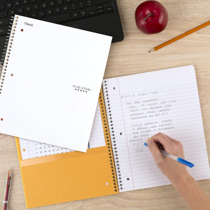 Five Star 3-Subject Notebook – Pacific Blue