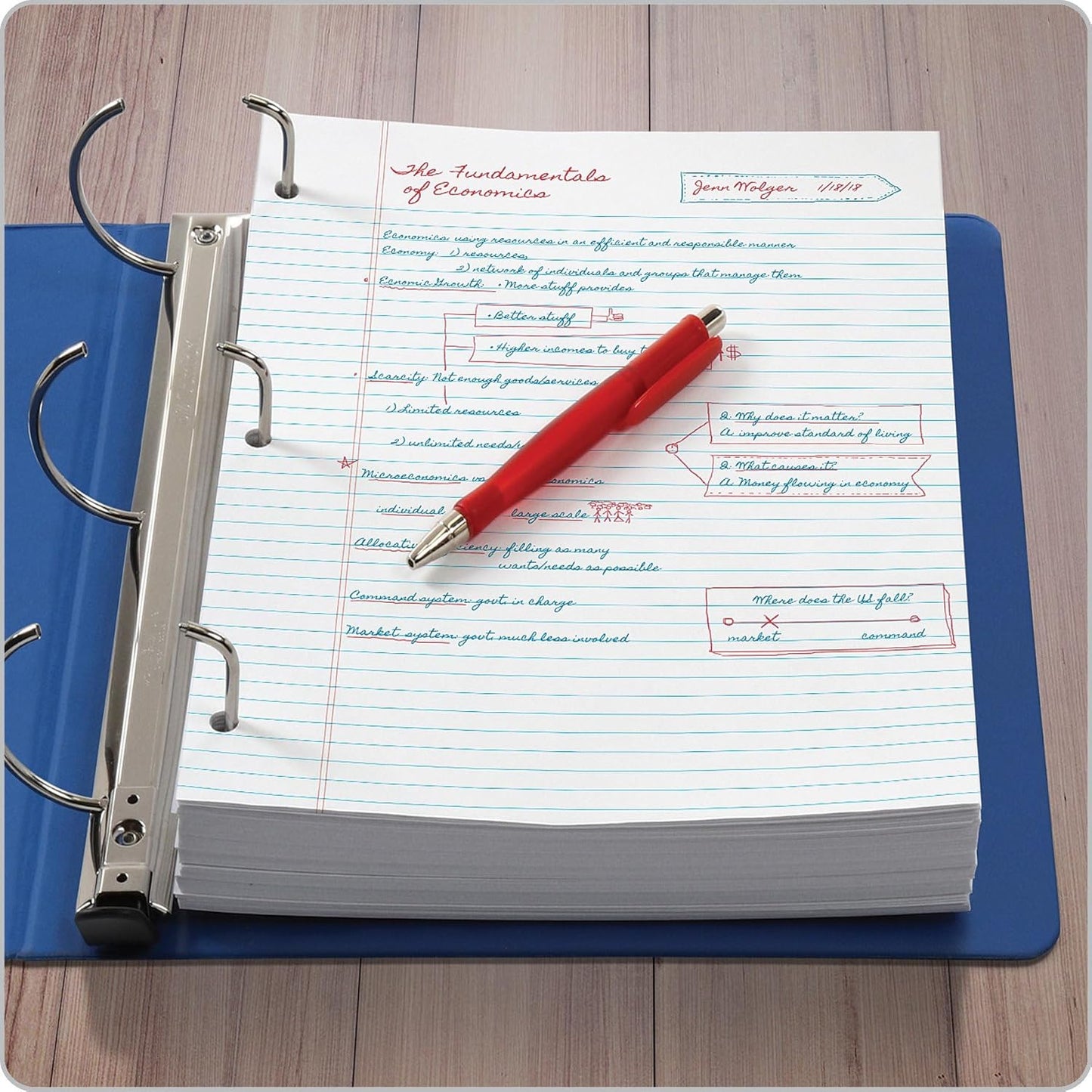 Oxford Loose Leaf – 500 Sheets