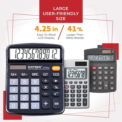 CATIGA 12-Digit Desktop Calculator