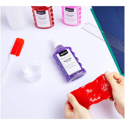 Amazon Basics Glitter Glue 4-Pack