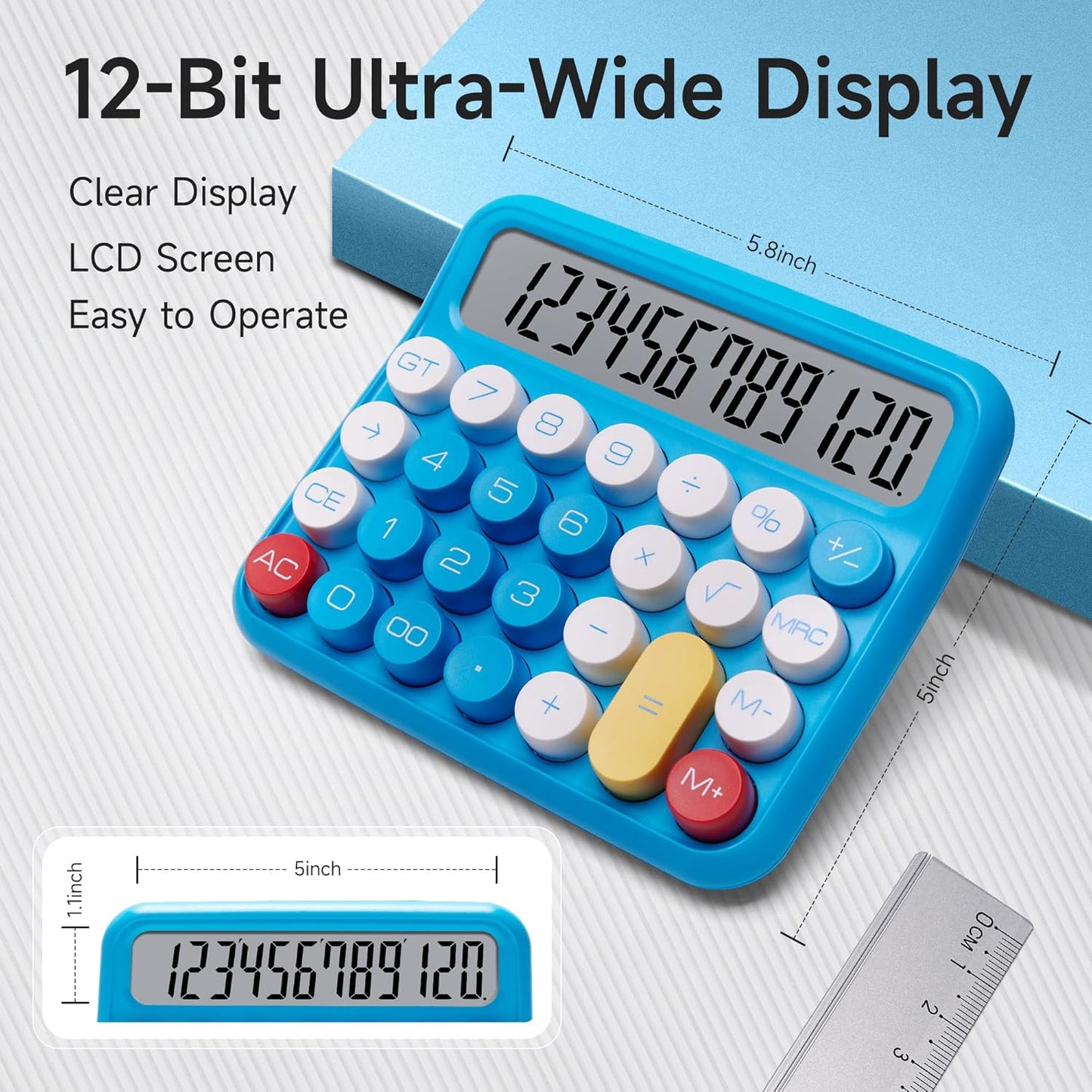 VEWINGL 12-Digit Calculator