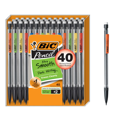 BIC Mechanical Pencils 0.7mm – 40 Pack